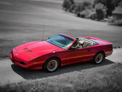 Pontiac Firebird Trans Am V8 Cabrio 1992 — Légende américaine, moteur 5.0L, sans accident — Miniature 8