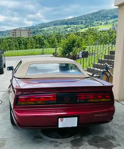 Pontiac Firebird Trans Am V8 Cabrio 1992 — Légende américaine, moteur 5.0L, sans accident — Miniature 18
