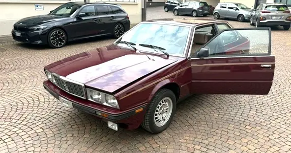Maserati Biturbo 2.5 E — Un coupé sport italien emblématique des années 80 — Außenansicht