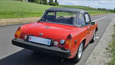 MG Midget 1500 — Roadster iconique 1979, statut Vétéran, 61'000 km seulement — interni