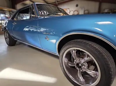 Chevrolet Camaro SS 350 1967 — Muscle car américain mythique, très faible kilométrage — fianco