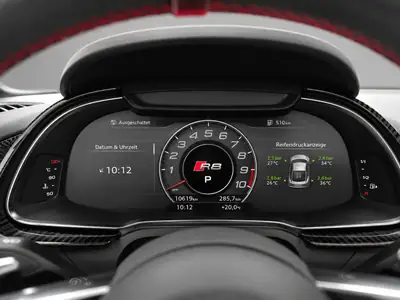 Audi R8 Coupé RWD S-Tronic — Supercar française affichée, 10 800 km, entretien complet — vista posteriore