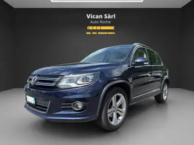 VW Tiguan 2.0 TSI Sport&Style 4Motion — SUV polyvalent sans accident, entretien complet — Seitenansicht