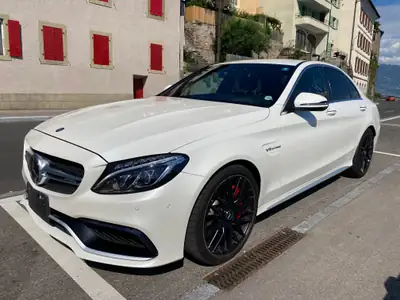 Mercedes-Benz C 63 S AMG — Performance légendaire, 67 500 km, intérieur bicolore — Seitenansicht