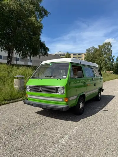 VW T3 Typ 2 T25 Westfalia Joker — Le camping-car vintage authentique des années 80 — Außenansicht