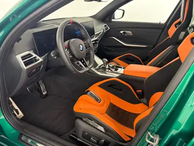 BMW M3 Competition M xDrive 2025 — Berline haute performance, 5 800 km seulement — Innenraum