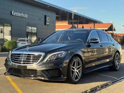 Mercedes-Benz S 500 V8 4Matic — Berline prestige 455 ch, finition AMG, entretien à jour — fianco