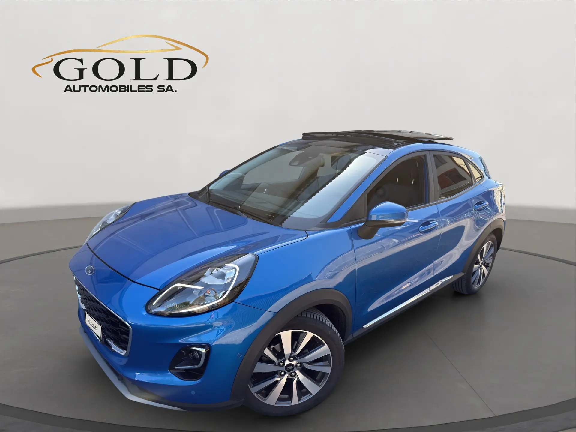 Ford Puma 1.0 MHEV Titanium X — SUV compact hybride, toit panoramique, 73'000 km