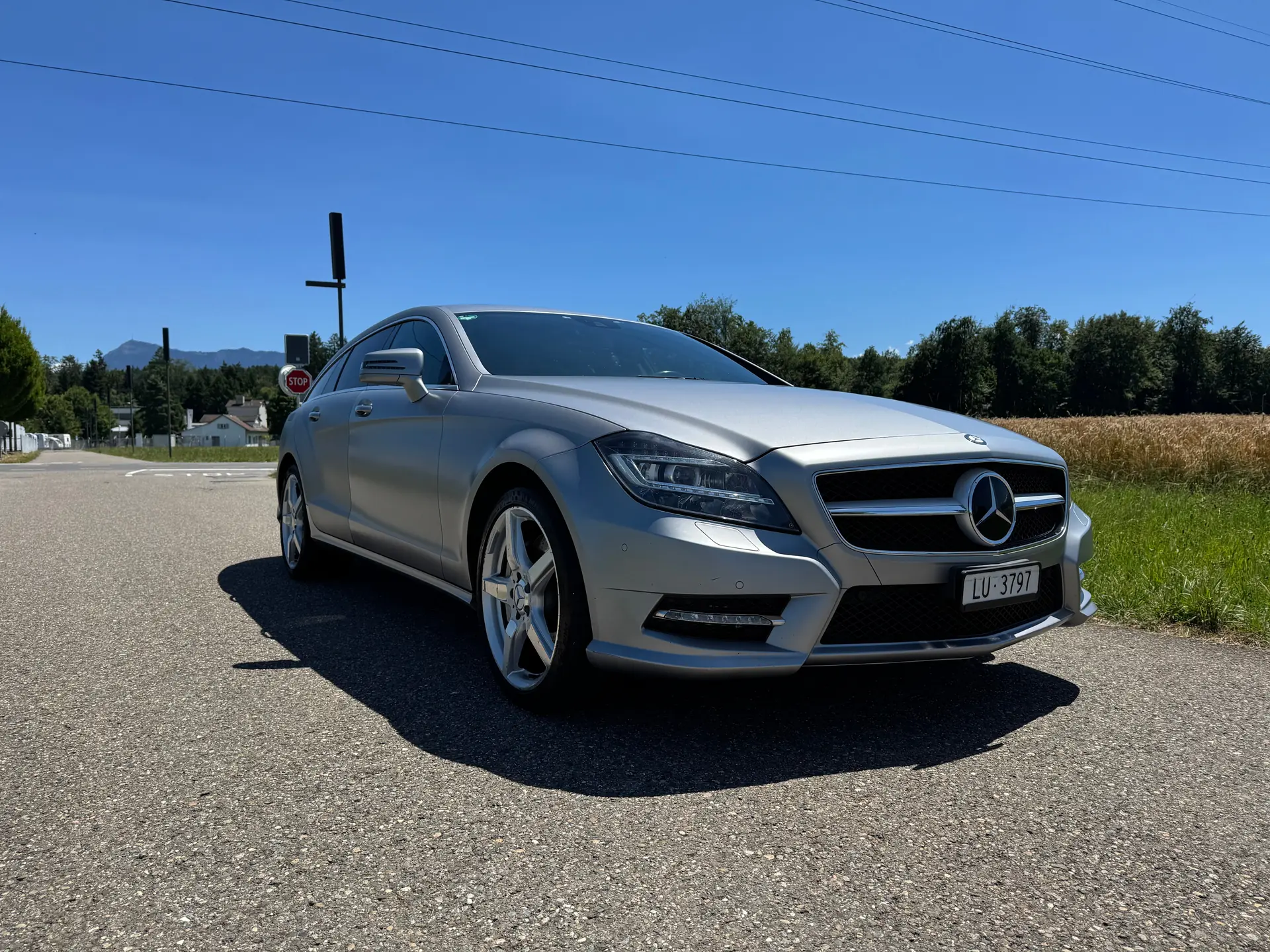 Mercedes-Benz CLS 500 Shooting Brake — Coupé-break luxe 407ch, entretien Mercedes, massages — vista esterna