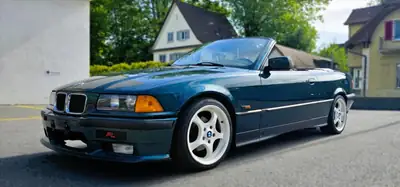 BMW 318i Cabriolet — Décapotable des années 90, motorisation éprouvée et style intemporel — Außenansicht