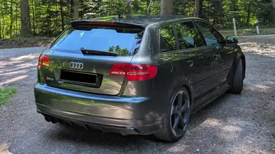 Audi RS3 2.5 T FSI Quattro — 340 ch, sportive allemande 8 fois pneumatiques — arrière