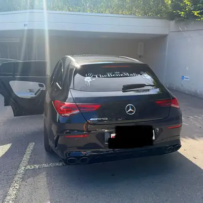 Mercedes-Benz CLA 35 AMG 4matic — Berline sportive compacte, 306 ch et transmission intégrale — rear view