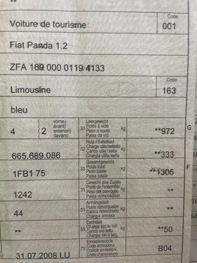 Fiat Panda 1.2 Dynamic — Citadine fiable et économique, sans sinistre — Miniature 15