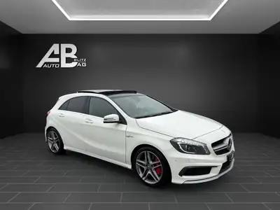 Mercedes-AMG A 45 4Matic — Performance 360 ch, Blanc Perlé, Entretien à jour — détail