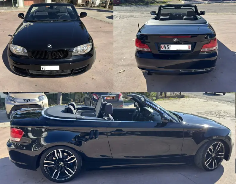 BMW 118i Cabriolet — Roadster élégant, 280000 km, équipé et fiable