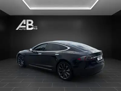 Tesla Model S 75 — Berline électrique haute performance, 388 ch, facelift 2017 — arrière