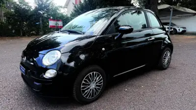 Fiat 500 1.2 Sport — Citadine emblématique, intérieur rouge dynamique, sans sinistre — fianco