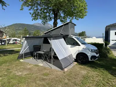 VW T6.1 2.0 TDI 150 Ocean Liberty — Fourgon aménagé robuste, sans accident — vue extérieure