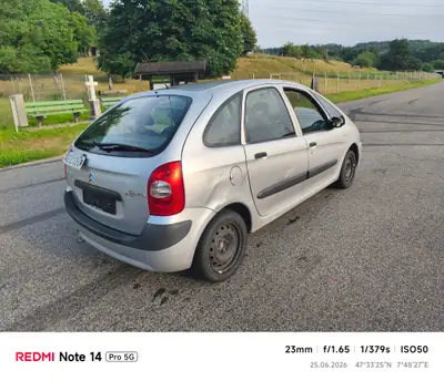Citroën Xsara Picasso 1.6i 110 — Monospace fiable, révision récente et contrôle technique validé — Heckansicht