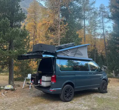 VW T6 California 4Motion — Camping-car intégral tout-terrain, prêt à l'aventure — Miniature 12