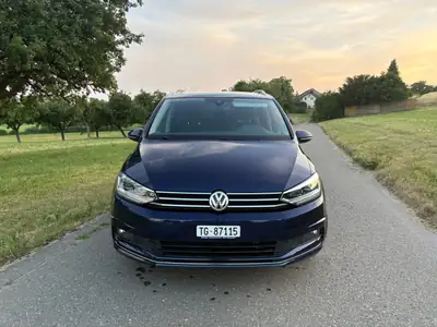 VW Touran 1.6 TDI DSG — Monospace 7 places, équipé Highline, pneus neufs — Miniatur 8
