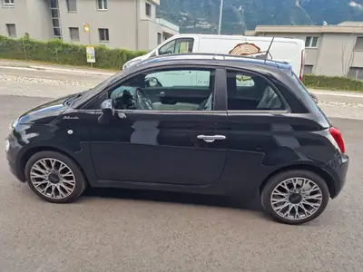 FIAT 500 1.0 Hybrid Dolcevita — Design rétro et motorisation écologique, 27 000 km seulement — Heckansicht