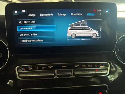 Mercedes-Benz Marco Polo Horizon V 250 D 4-Matic — Camping-car premium, toit ouvrant et caméra 360° — Miniature 11