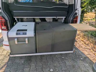 VW T6.1 2.0 TDI 150 Beach Edition — Camping-car aménagé, 40'000 km seulement — interior