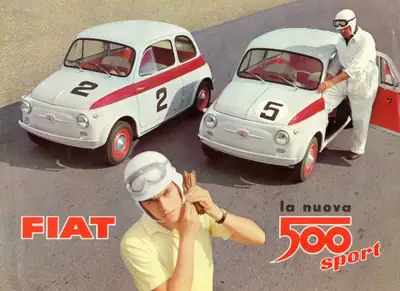 FIAT 500 Sport 1959 — L'icône rétro aux 15 000 km, moteur essence original — Miniatur 20