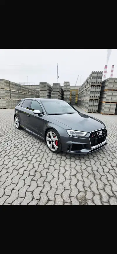Audi RS3 2.5 T FSI Quattro — 400 ch dynamiques, sans sinistre, kilométrage maîtrisé — side view