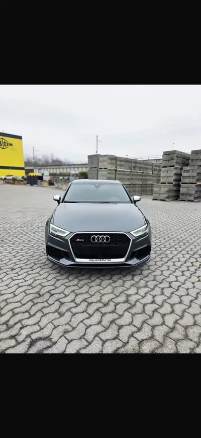 Audi RS3 2.5 T FSI Quattro — 400 ch dynamiques, sans sinistre, kilométrage maîtrisé — rear view