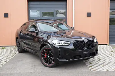 BMW X4 xDrive 48V 20d M Sport — SUV coupé diesel hybride, pack M complet et technologie 360° — vue extérieure
