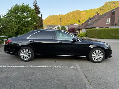 Mercedes-Benz S 350 d 4Matic Lang — Berline prestige diesel, 87000 km, intérieur noir — vista posteriore