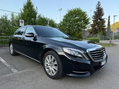 Mercedes-Benz S 350 d 4Matic Lang — Berline prestige diesel, 87000 km, intérieur noir — fianco