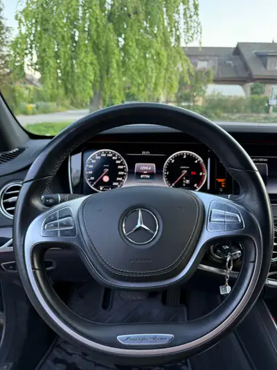 Mercedes-Benz S 350 d 4Matic Lang — Berline prestige diesel, 87000 km, intérieur noir — Miniatura 10