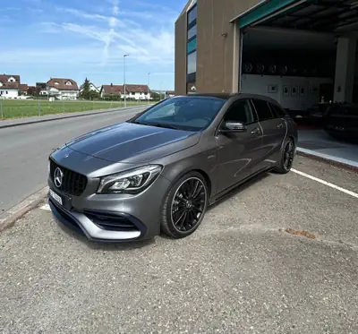 Mercedes-Benz CLA 45 AMG 4matic+ — Berline sportive 387 ch, seulement 34'000 km — vue extérieure