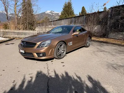 Mercedes-Benz SL 63 AMG — Roadster haute performance, 525 ch et seulement 23'000 km — Seitenansicht
