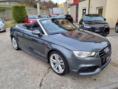 Audi A3 Cabriolet 1.8 T FSI S-Line — Décapotable sportive, sans accident — Heckansicht