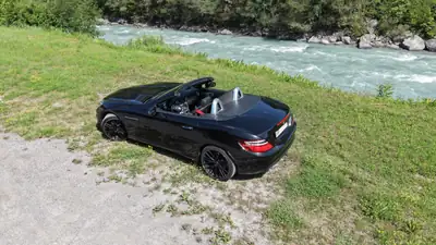 Mercedes-Benz SLK 350 BlueEfficiency — Cabriolet sportif, 306 ch, faible consommation — Außenansicht