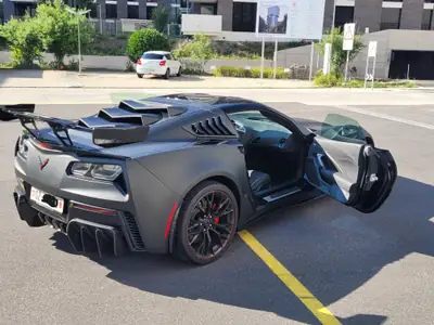 Chevrolet Corvette C7 Z06 — Supercar Américaine 660 ch, Très Faible Kilométrage — Heckansicht