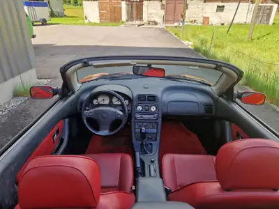 MG F 1.8i-16V — Roadster British culte, 48000 km seulement, rouge éclatant — cruscotto