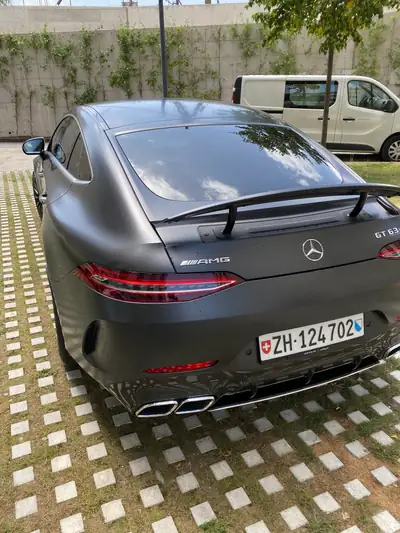 Mercedes-AMG GT 63 S 4MATIC+ — Hypersportive 639 ch, très peu kilométrée — arrière