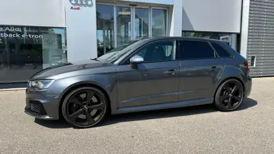 Audi RS3 Sportback 2.5 TFSI Quattro — 600 ch tunée, première main, impeccable — fianco
