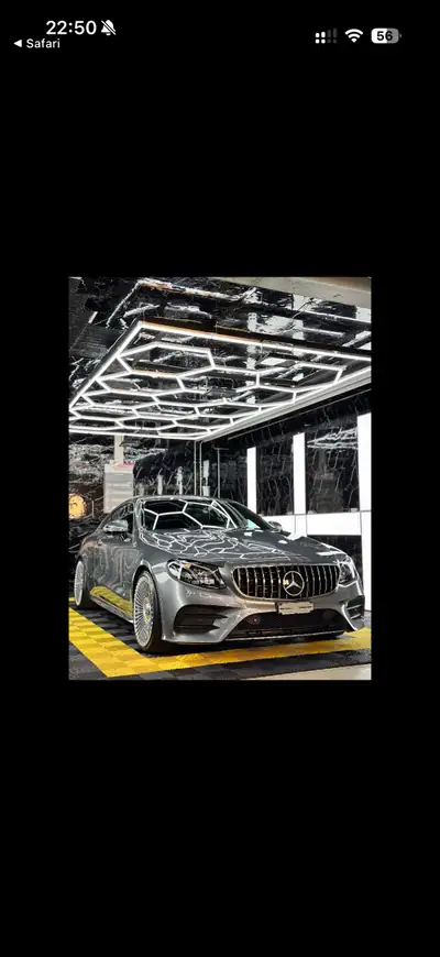 Mercedes-Benz E 400 AMG Line Coupé — 431 ch Biturbo, 4MATIC, Tuning Premium — vue extérieure