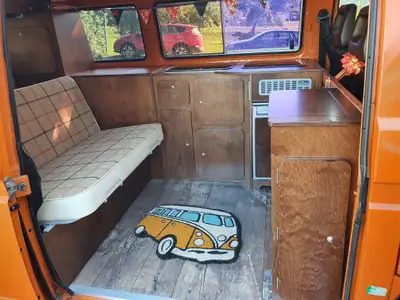 VW T3 Typ 2 1985 — Le classique des camping-cars, 153'000 km, moteur fiable — side view