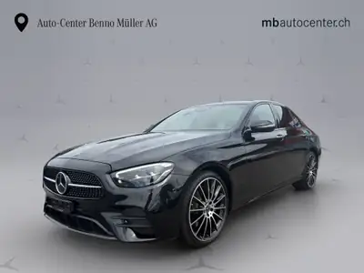 Mercedes-Benz E 220 d AMG Line 4matic — Berline premium diesel hybride, 81000 km — vue extérieure