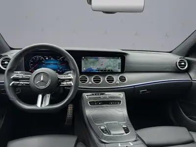 Mercedes-Benz E 220 d AMG Line 4matic — Berline premium diesel hybride, 81000 km — Miniature 13