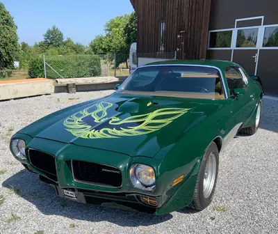 Pontiac Firebird Trans Am 455 — Légende américaine 1973, moteur V8 mythique — vue extérieure