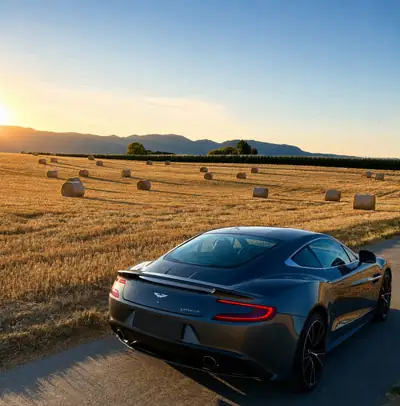 Aston Martin V12 Vanquish Carbon Édition — Grand tourer de prestige, 59 500 km — Seitenansicht