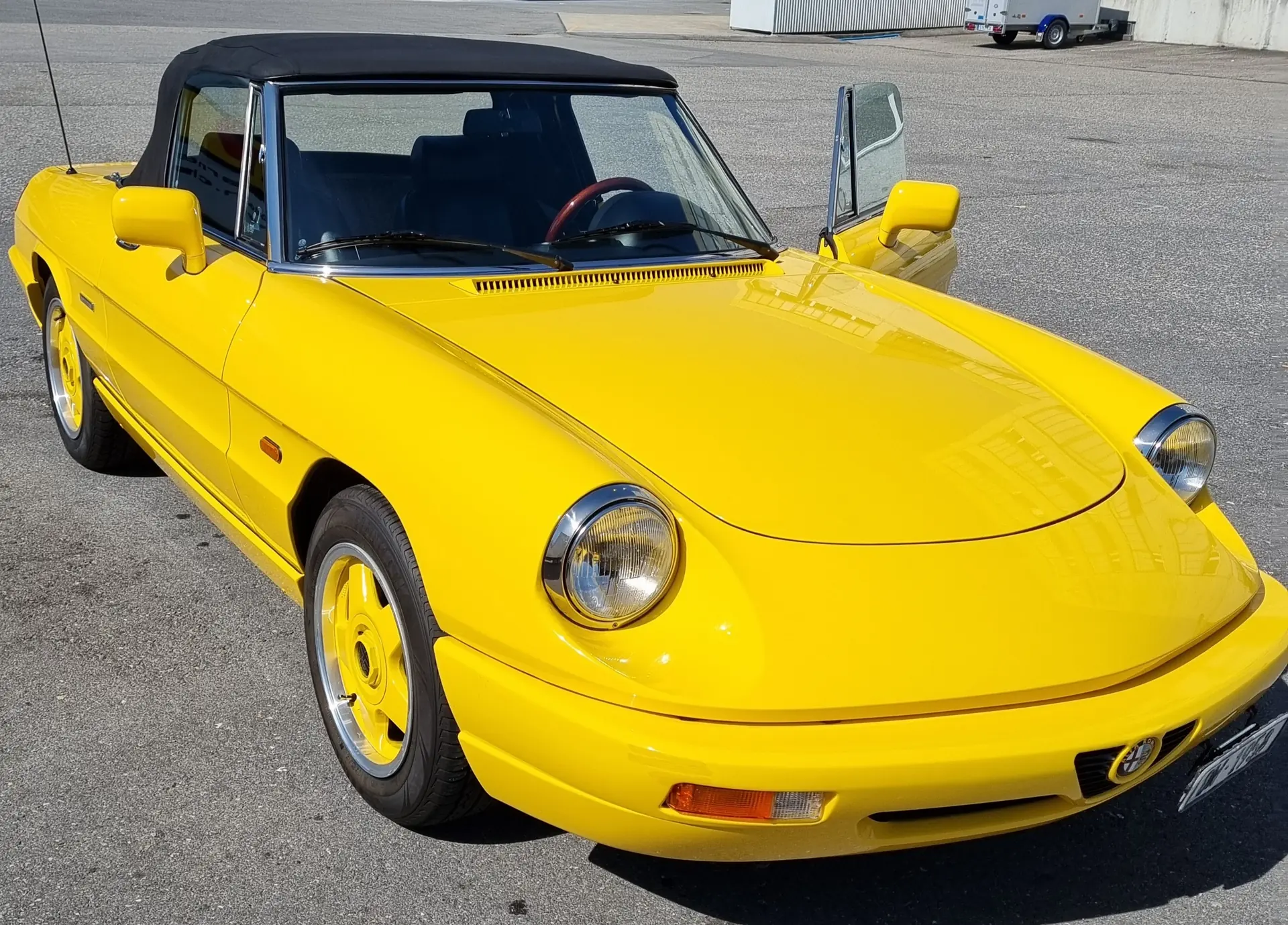 Alfa Romeo Spider 2.0 Q.Verde — Cabriolet légendaire, 31 600 km, sans sinistre — vista esterna